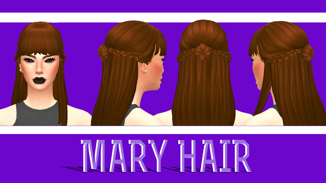 Mary hairs. Симс 4 прически Максис. Mary's hair.