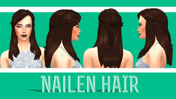 Enrique: Nailen Hair for Sims 4