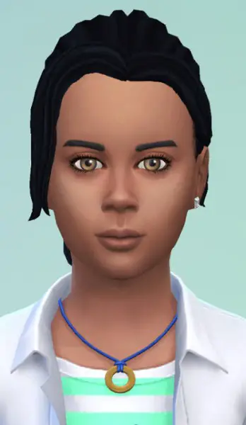 Birksches sims blog: Kids Dread Ponytail for Sims 4
