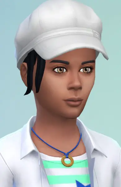 Birksches sims blog: Kids Dread Ponytail for Sims 4