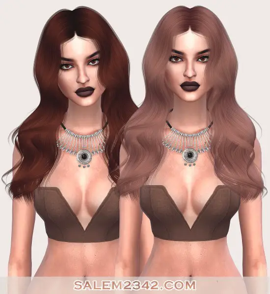 Salem2342: Anto`s Enchantress hair retextured for Sims 4