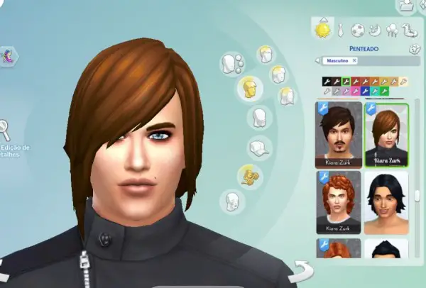 Mystufforigin: Shy Hair for Sims 4