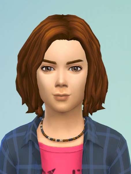Birksches sims blog: Wavy Bob for Kids for Sims 4