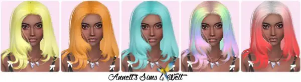 Annett`s Sims 4 Welt: Anto`s Amanda hair recolor for Sims 4