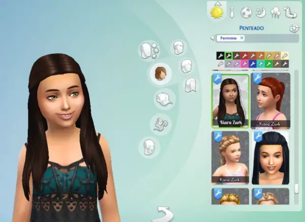Mystufforigin: Innovation Hair for Girls for Sims 4