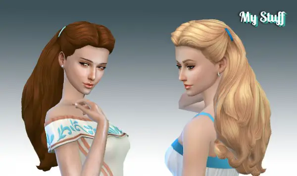 Mystufforigin: Dream Curls for Sims 4