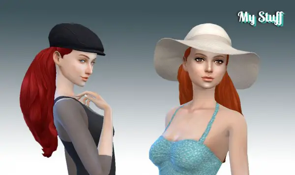 Mystufforigin: Dream Curls for Sims 4