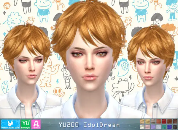 NewSea: YU200 Idol Dream for her for Sims 4