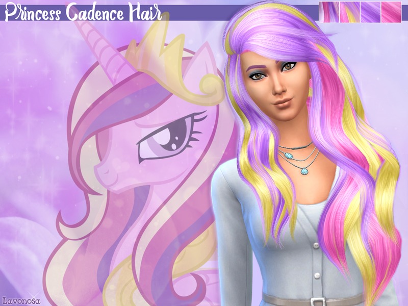 The Sims Resource: Princess Cadence Sanctuary hair 