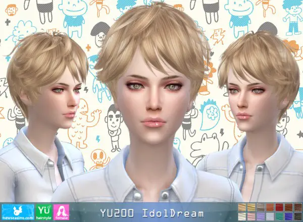 NewSea: YU200 Idol Dream for her for Sims 4