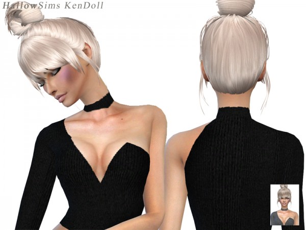Simsworkshop: Ken Doll hair retextured by xLovelysimmer100x for Sims 4