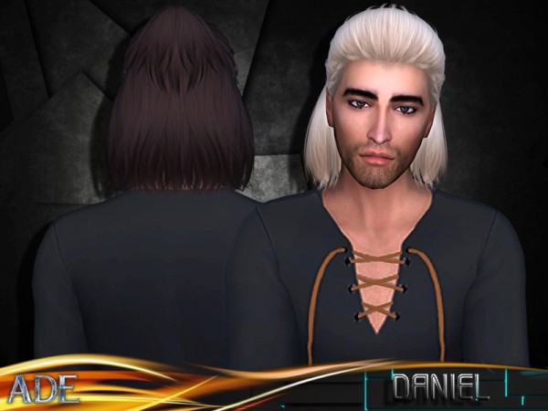 The Sims Resource: Daniel hair by Ade_Darma - Sims 4 Hairs