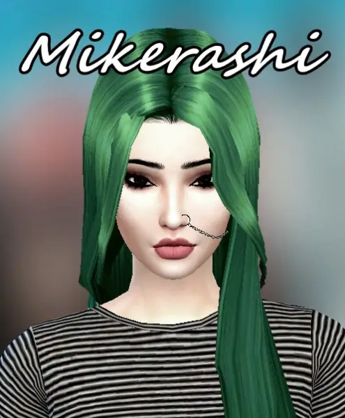 Mikerashi: Squeeze Hair for Sims 4