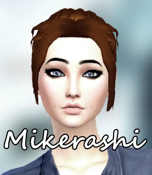 Mikerashi: Until Dawn Hair for Sims 4