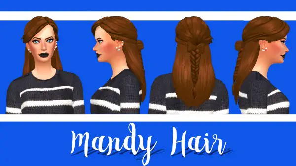 Enrique: Mandy hair for Sims 4