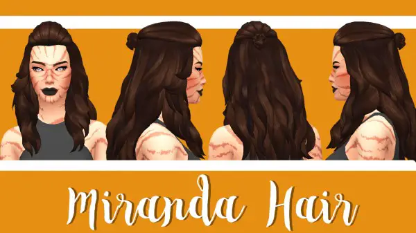 Enrique: Miranda Hair for Sims 4