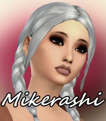 Mikerashi: Deadly Kiss Hair for Sims 4