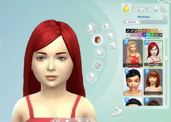 Mystufforigin: Melodious Hairstyle for Girls for Sims 4