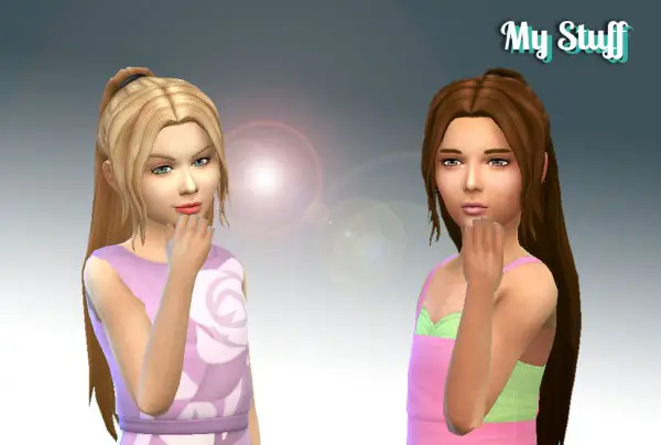 Mystufforigin: Indecision Hairstyle for Girls for Sims 4
