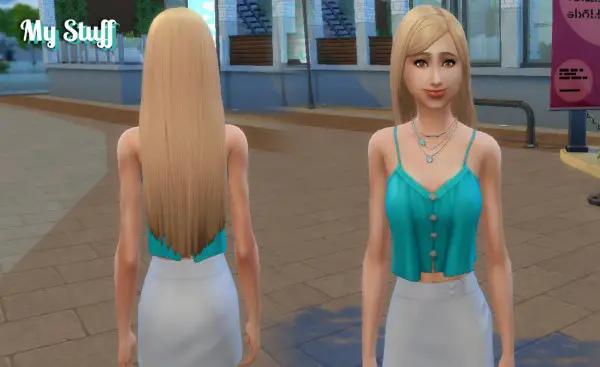 Mystufforigin: Melodious Hairstyle for Sims 4