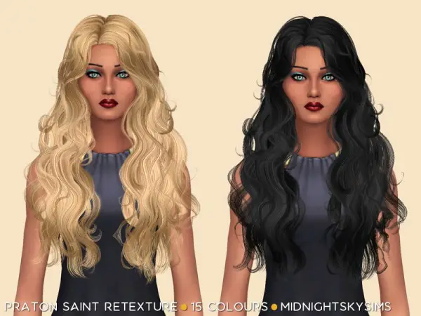 Simsworkshop: Patron Saint Natural hair retextured for Sims 4