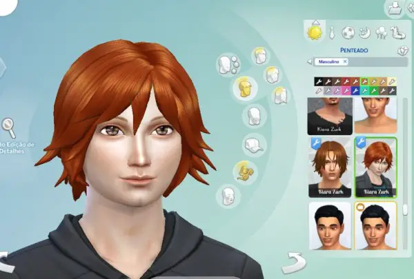 Mystufforigin: Adrien Hairstyle for Sims 4