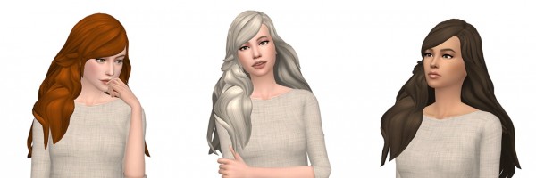 Deelitefulsimmer: Chocolatemuffintop hair retextured for Sims 4