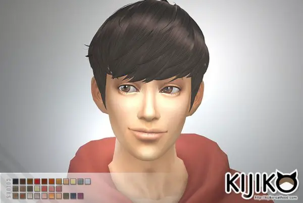 Kijiko Sims: Hair inspired by Osomatsu for Sims 4