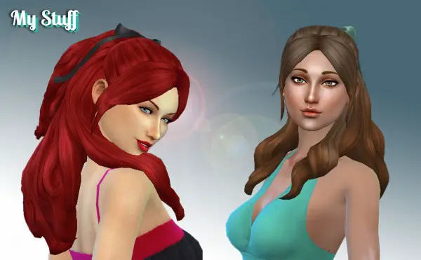 Mystufforigin: Sweet Curls for Sims 4