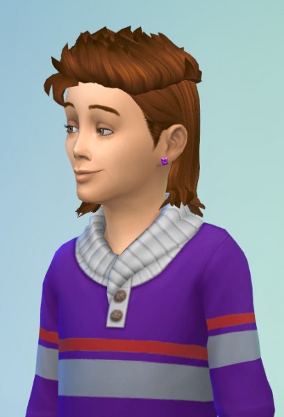 Birksches sims blog: Kids Standup Hair for boys for Sims 4