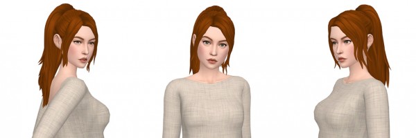 Deelitefulsimmer: Kira hair recolor for Sims 4
