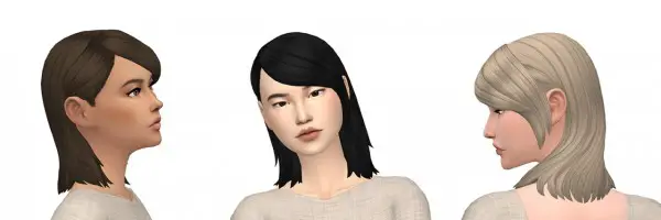 Deelitefulsimmer: Eva hair recolored for Sims 4