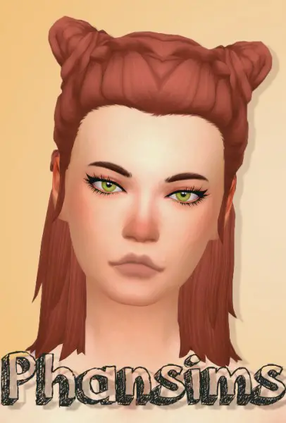 Simsworkshop: Buns recolored by Phansims for Sims 4