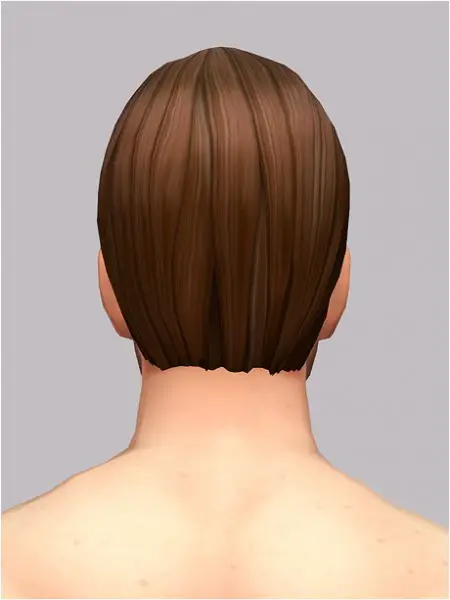 Rusty Nail: Medium center hair for him for Sims 4