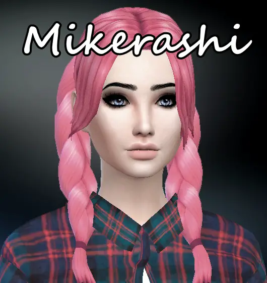 Mikerashi: Jess Hair for Sims 4