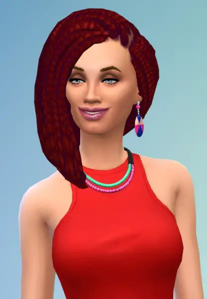 Birksches sims blog: Braids at Chin hair for Sims 4