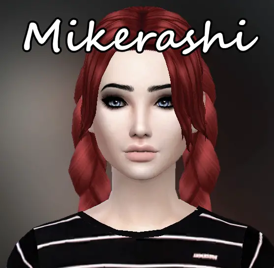 Mikerashi: Jess Hair for Sims 4