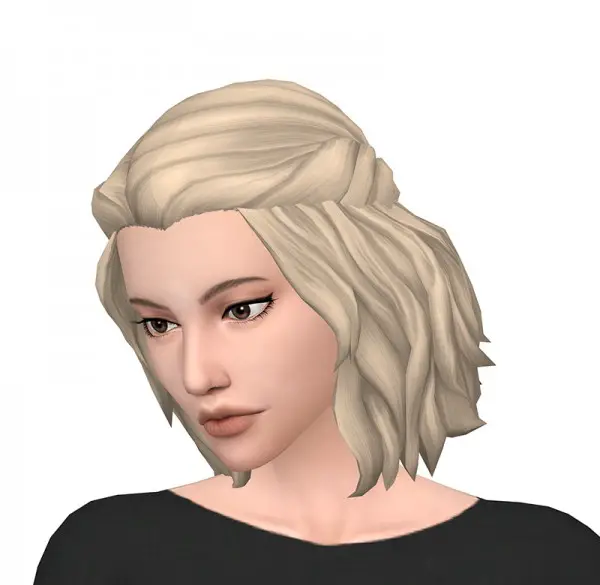 Deelitefulsimmer: Brittany hair with ponytail recolor for Sims 4