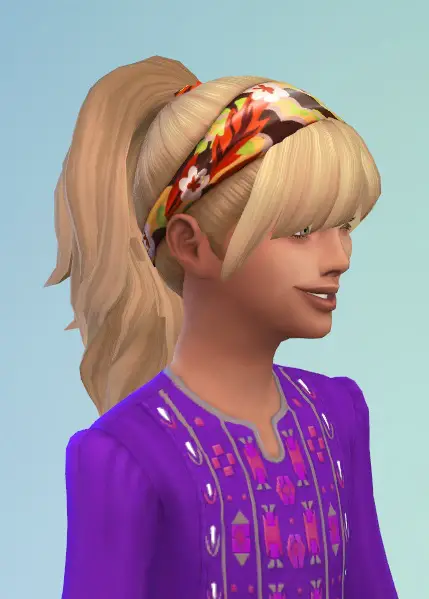 Birksches sims blog: Little Naomi hair for Sims 4