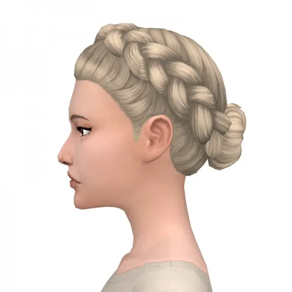 Deelitefulsimmer: Ollena hair recolored for Sims 4