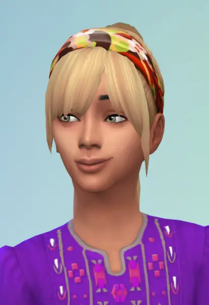 Birksches sims blog: Little Naomi hair for Sims 4