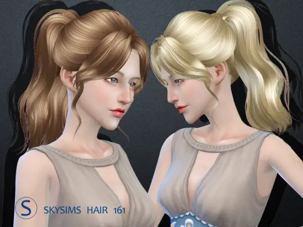 Sims 4 Hairs ~ Butterflysims: Hair 161