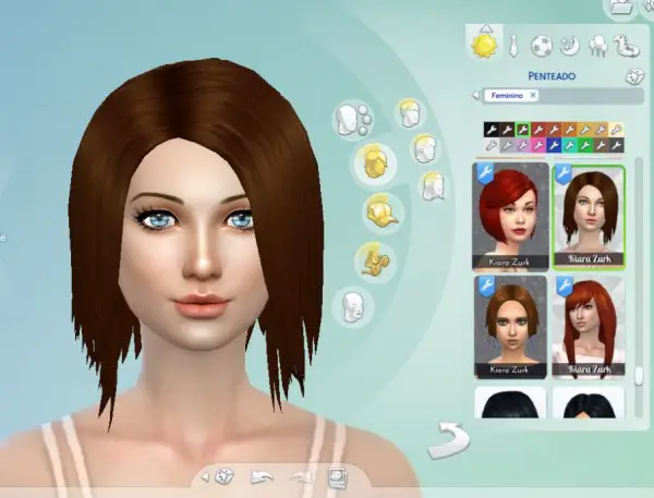 Mystufforigin: Laura hair for Sims 4