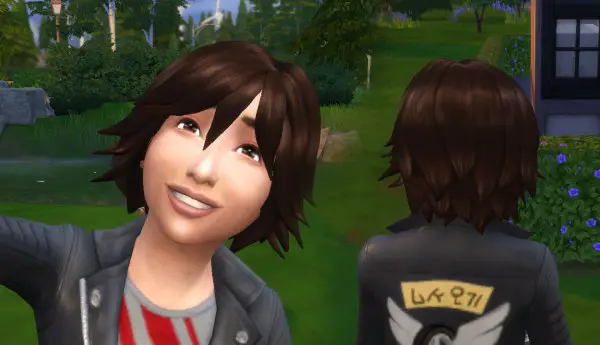 Mystufforigin: Adrien Hairstyle for Boys for Sims 4