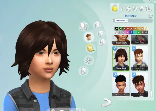Mystufforigin: Adrien Hairstyle for Boys for Sims 4
