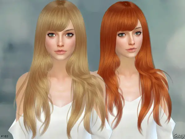 The Sims Resource: Autumn Breeze Hair by Cazy for Sims 4