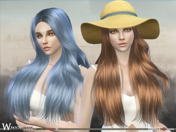The Sims Resource: Elev 112F hair by Wingssims for Sims 4