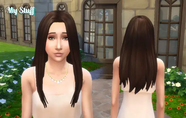 Mystufforigin: Aurea hair for Sims 4