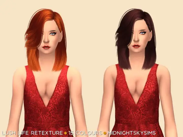 Simsworkshop: Lush Life Natural hair retextures for Sims 4