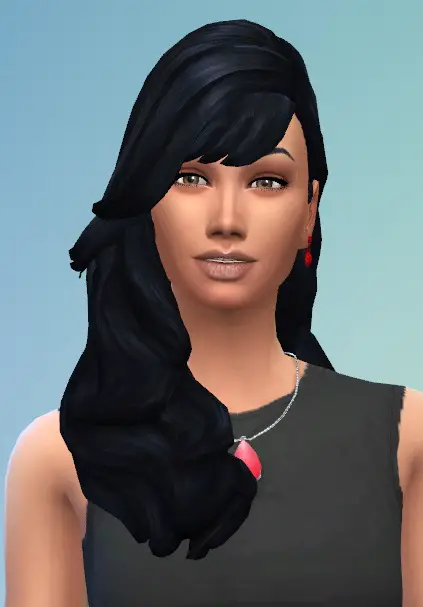 Birksches Sims Blog Romantic Curls With Bangs Sims Hairs